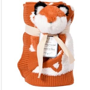 Little Miracles Knit Blanket and Rattle Set